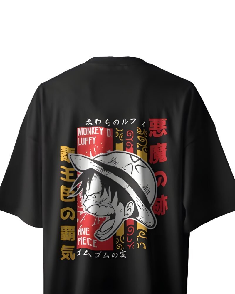 Monkey D. Luffy Oversized T-Shirt | One Piece Anime Streetwear by Vigor Vibe