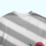 sunlit flatlay tshirt mockup white shirt on yellow surface with soft shadow clean and minimal style 01801 6