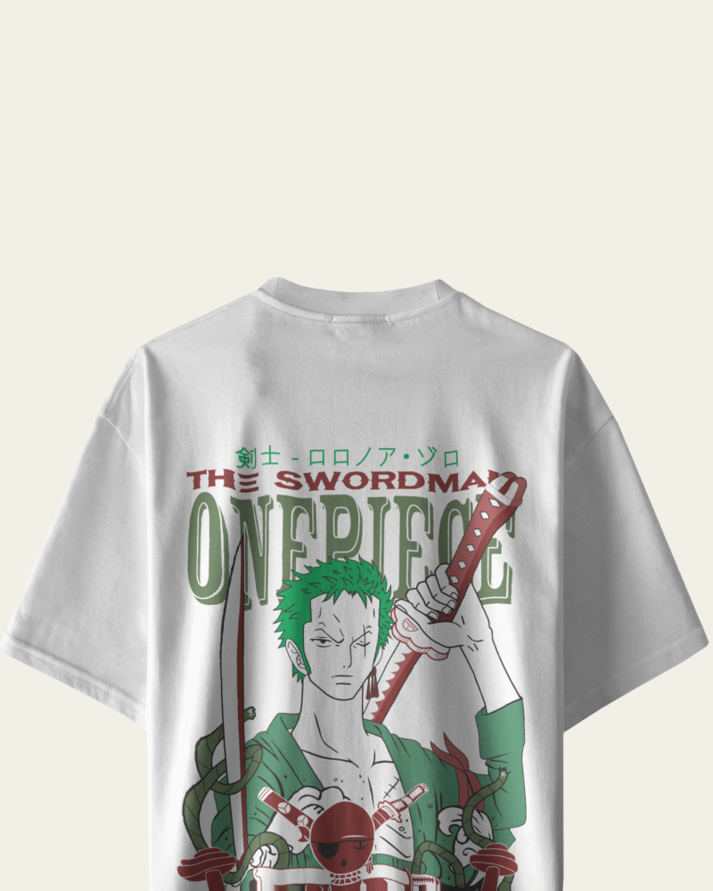 Zoro the swordman Oversized T-Shirt | One Piece Anime Streetwear by Vigor Vibe