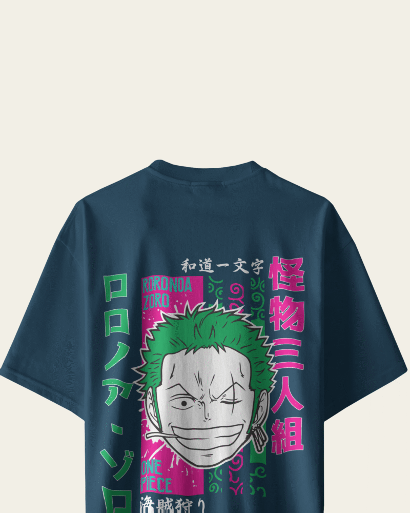 Roronao zoro Oversized T-Shirt | One Piece Anime Streetwear by Vigor Vibe