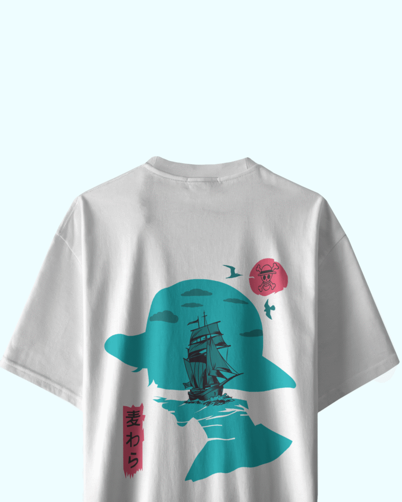 Luffy sailor Oversized T-Shirt | One Piece Anime Streetwear by Vigor Vibe